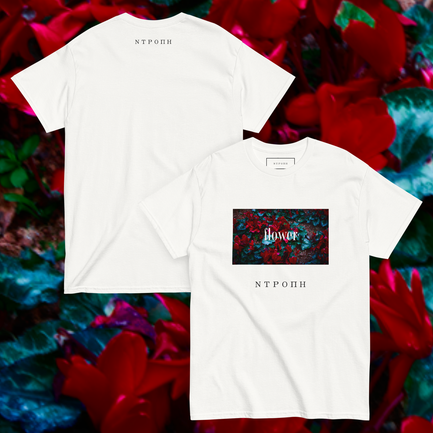 "Flower" tee (white)