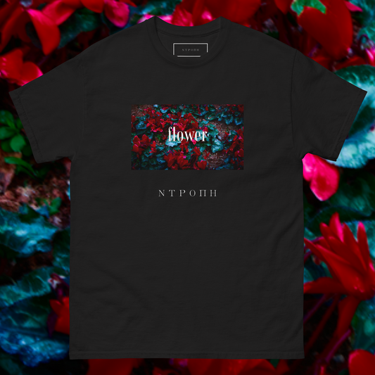 "Flower" tee (black)